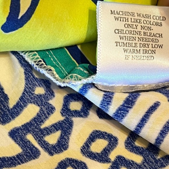 Island Republic Floral sleeveless blouse with cute tie, size XL - Picture 12 of 14